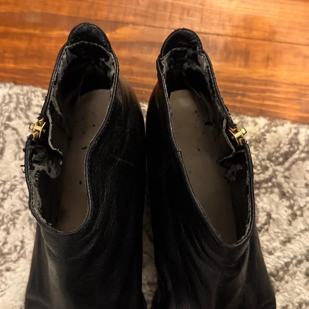 Cole Haan Black Leather Ankle Booties - Picture 4 of 4